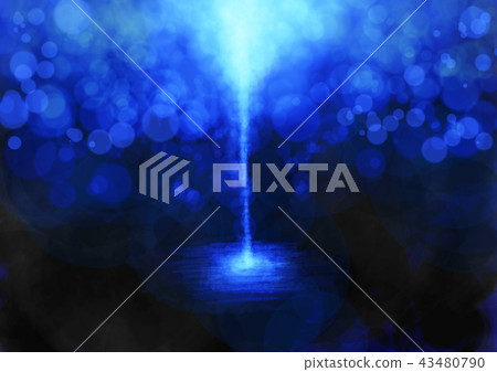 Blue Drop Abstract - Stock Illustration [43480790] - PIXTA