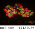 煙花彩色千圈 43481086