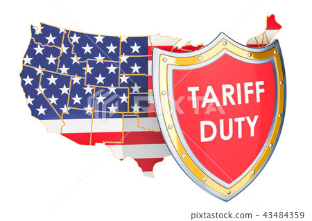 American protective tariffs concept American protective tariffs concept 43484359