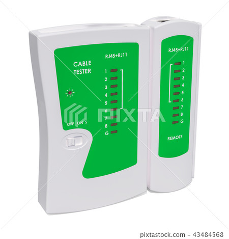 Cable Tester, 3D rendering 43484568