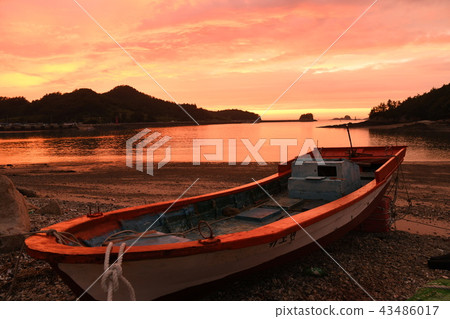 發光，海，船 43486017