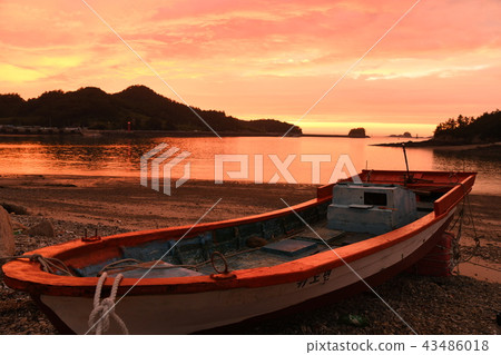 發光，海，船 43486018
