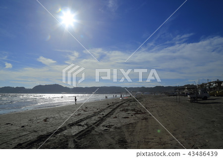 Landscape of summer Yuigahama Landscape of summer Yuigahama 43486439