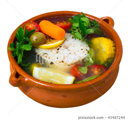 Recipe of fisher soup from merluccius 43487244