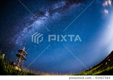 Star and tower Star and tower 43487364