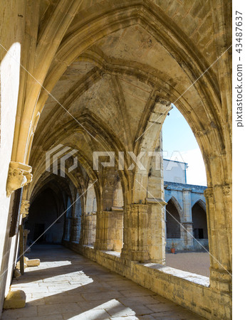 Inner court of Cathedral of Saints Nazaire, Beziers 43487637