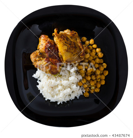 Roasted chicken thighs 43487674