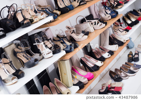 colorful summer shoes are on the shelves colorful summer shoes are on the shelves 43487986