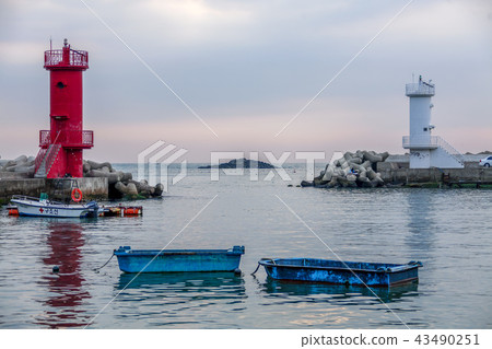 釜山,韓國,Songjeong,Pugu,燈塔 釜山,韓國,Songjeong,Pugu,燈塔 43490251