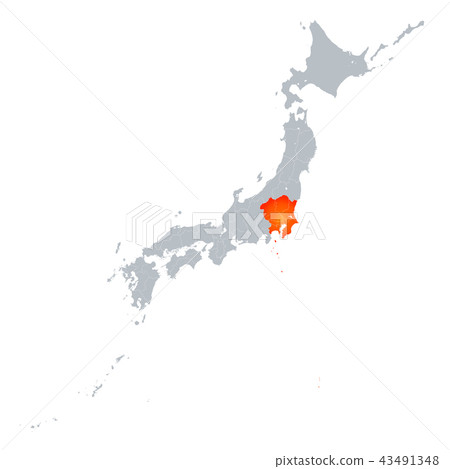 關東地區和日本列島 關東地區和日本列島 43491348