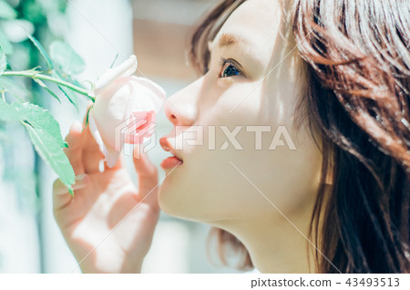 花生活女性肖像 花生活女性肖像 43493513
