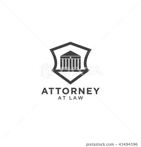 Attorney at law logo template Attorney at law logo template 43494396