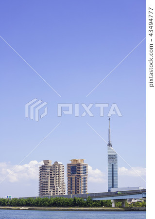 Landscape with Fukuoka Tower Landscape with Fukuoka Tower 43494777