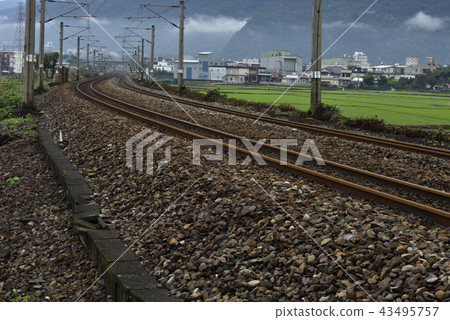 火車鐵道之旅在農村鄉野間 43495757