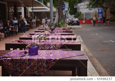 Road Side Turkish Restaurant Tables  43496237