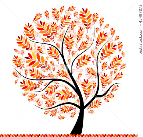 Beautiful autumn tree for your design 43497872
