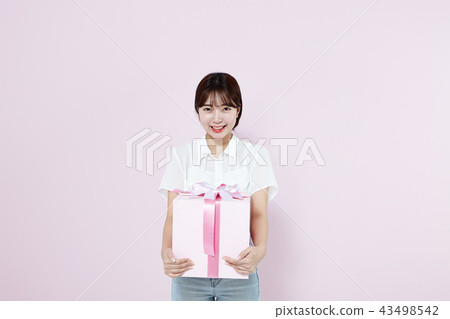 韓國人，漂亮女孩，大學生，無辜，白色，長發 43498542