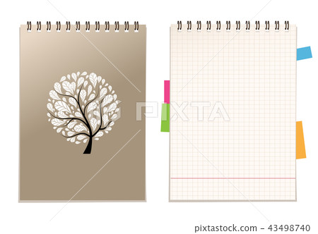 Notebook cover and page for your design Notebook cover and page for your design 43498740