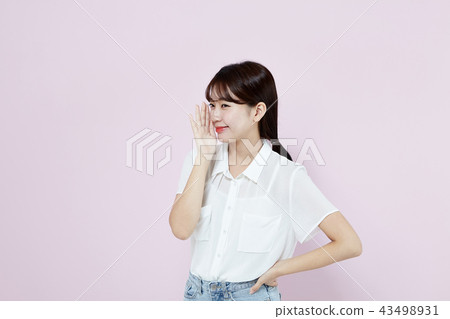 Korean, pretty, girl, college student, innocent, white, long hair Korean, pretty, girl, college student, innocent, white, long hair 43498931