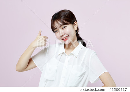 Korean, pretty, girl, college student, innocent, white, long hair Korean, pretty, girl, college student, innocent, white, long hair 43500517