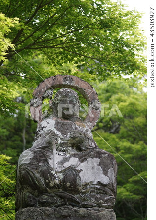 Jizo Zen Sitting Statue Jizo Zen Sitting Statue 43503927