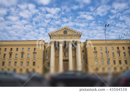 KGB building in the center of the city of Minsk. 43504539