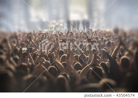 People at the concert 43504574