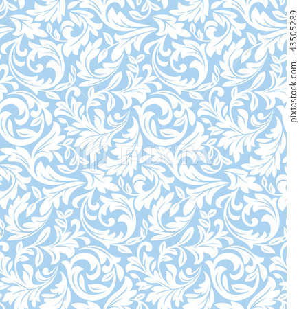 Wallpaper in the style of Baroque. A seamless Wallpaper in the style of Baroque. A seamless 43505289