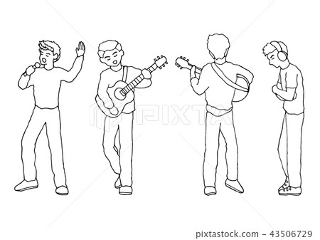 person activities vector doodle drawing sketch person activities vector doodle drawing sketch 43506729