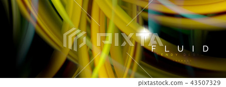 Flowing glowing color motion concept, trendy abstract layout template for business or technology Flowing glowing color motion concept, trendy abstract layout template for business or technology 43507329