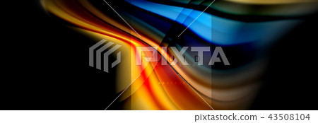 Rainbow fluid abstract shapes, liquid colors design, colorful marble or plastic wavy texture Rainbow fluid abstract shapes, liquid colors design, colorful marble or plastic wavy texture 43508104