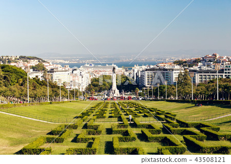 Edward vii park in lisbon Edward vii park in lisbon 43508121
