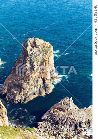 Cabo da Roca rocks and sea 43508146