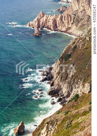 Cabo da Roca rocks and sea 43508147