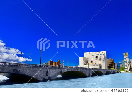 Koshiro Bridge in Niigata City 43508372