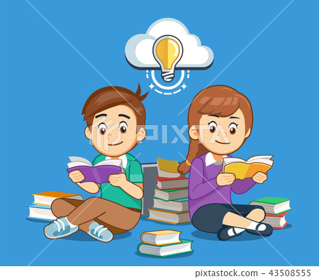 Students make a good idea with book by themselves. Students make a good idea with book by themselves. 43508555