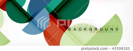 Semi circle abstract background, modern geometric pattern design. Business or technology 43509183