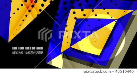 Geometric colorful abstract background 43510440