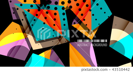 Geometric colorful abstract background Geometric colorful abstract background 43510442