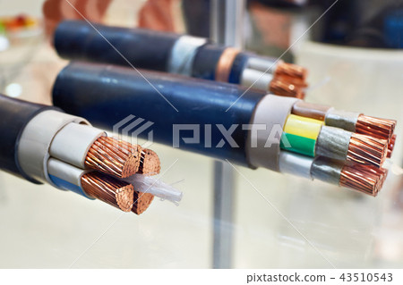 Large copper power cable in section 43510543