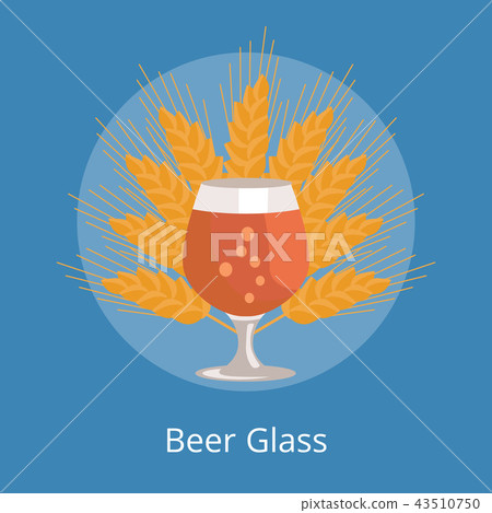 Snifter Beer in Transparent Glassware Vector 43510750