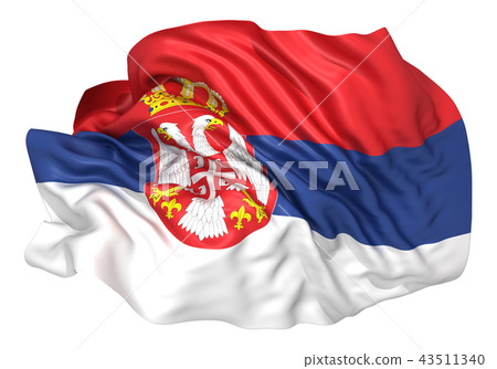 Serbia Flag 43511340