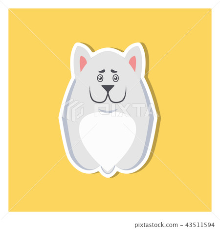 Small Puppy of Argentinian Dog Front View Icon Small Puppy of Argentinian Dog Front View Icon 43511594