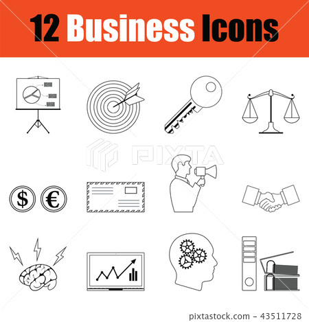 Business icon set Business icon set 43511728