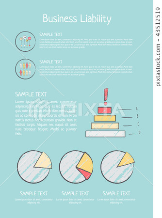 Business Liability Analysis Vector Illustration 43512519