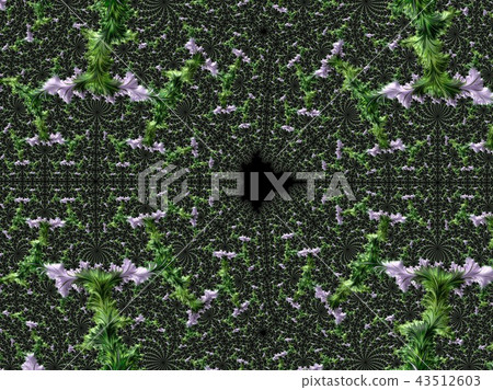 Abstract Computer Generated Fractal Design. 43512603