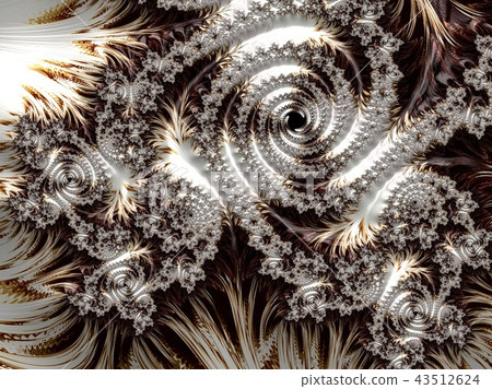 Abstract Computer Generated Fractal Design. - Stock Illustration ...