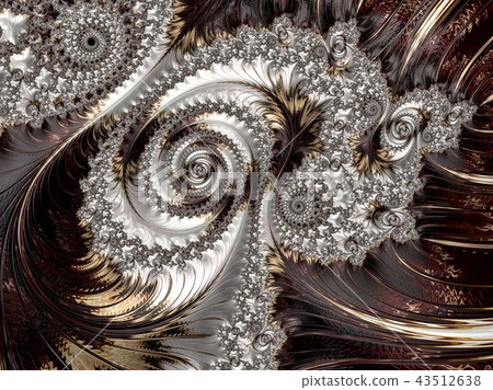Abstract Computer Generated Fractal Design. - Stock Illustration ...