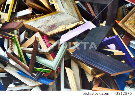 Abstract background from scraps frames for picture 43512870
