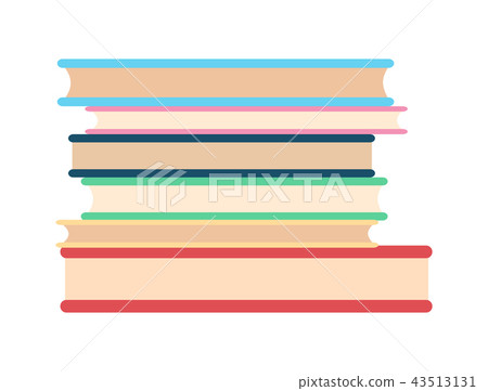 Stack of Paper Books Icon Vector Illustration Stack of Paper Books Icon Vector Illustration 43513131